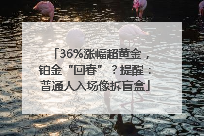 36%涨幅超黄金，铂金“回春”？提醒：普通人入场像拆盲盒
