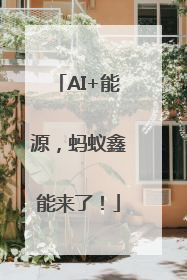 AI+能源，蚂蚁鑫能来了！