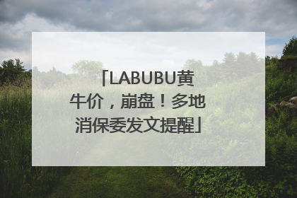 LABUBU黄牛价，崩盘！多地消保委发文提醒