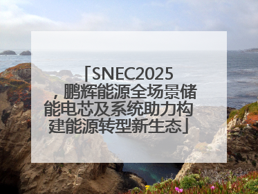 SNEC2025，鹏辉能源全场景储能电芯及系统助力构建能源转型新生态